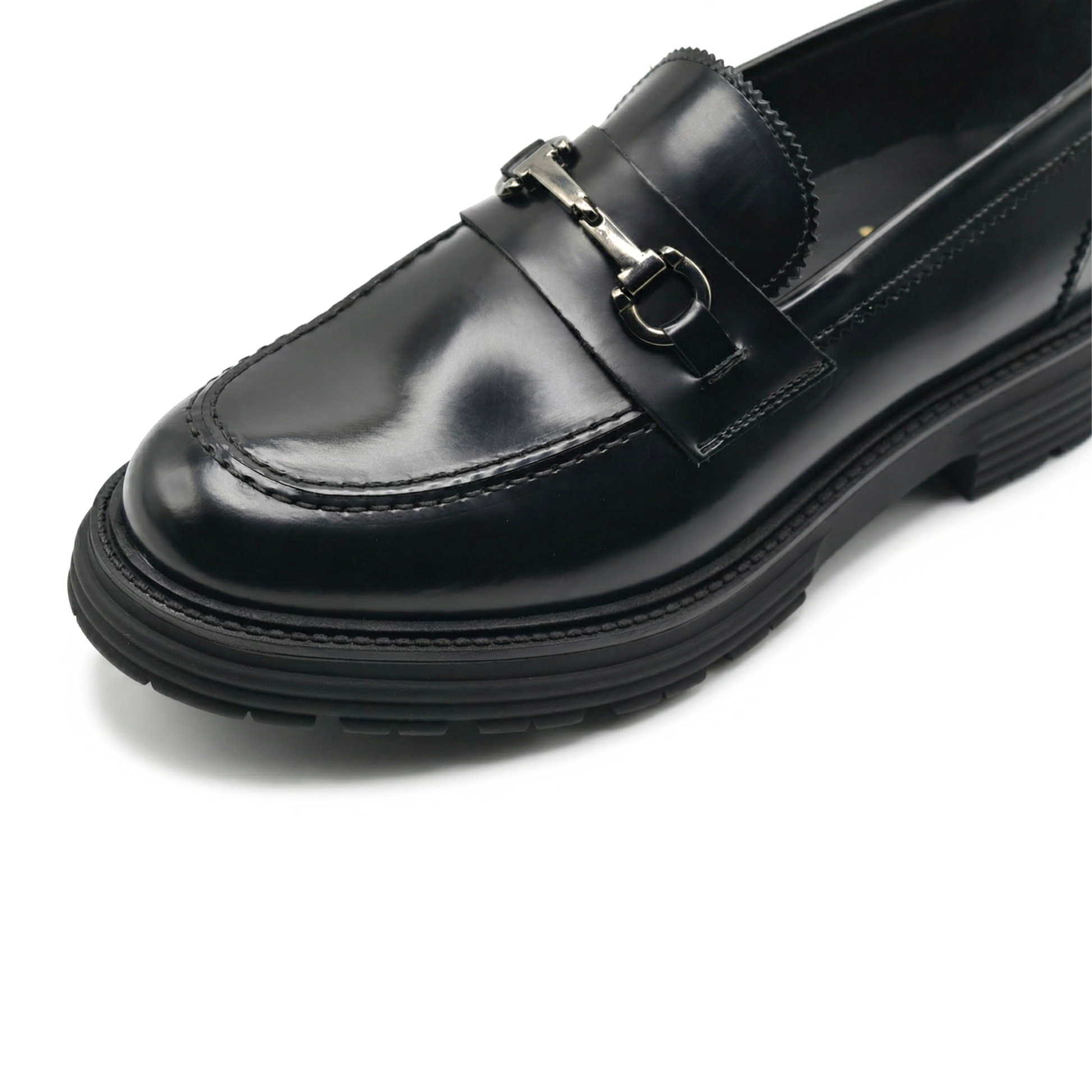 Men's Morris Moccasins with Strap in Genuine Abraded Leather
