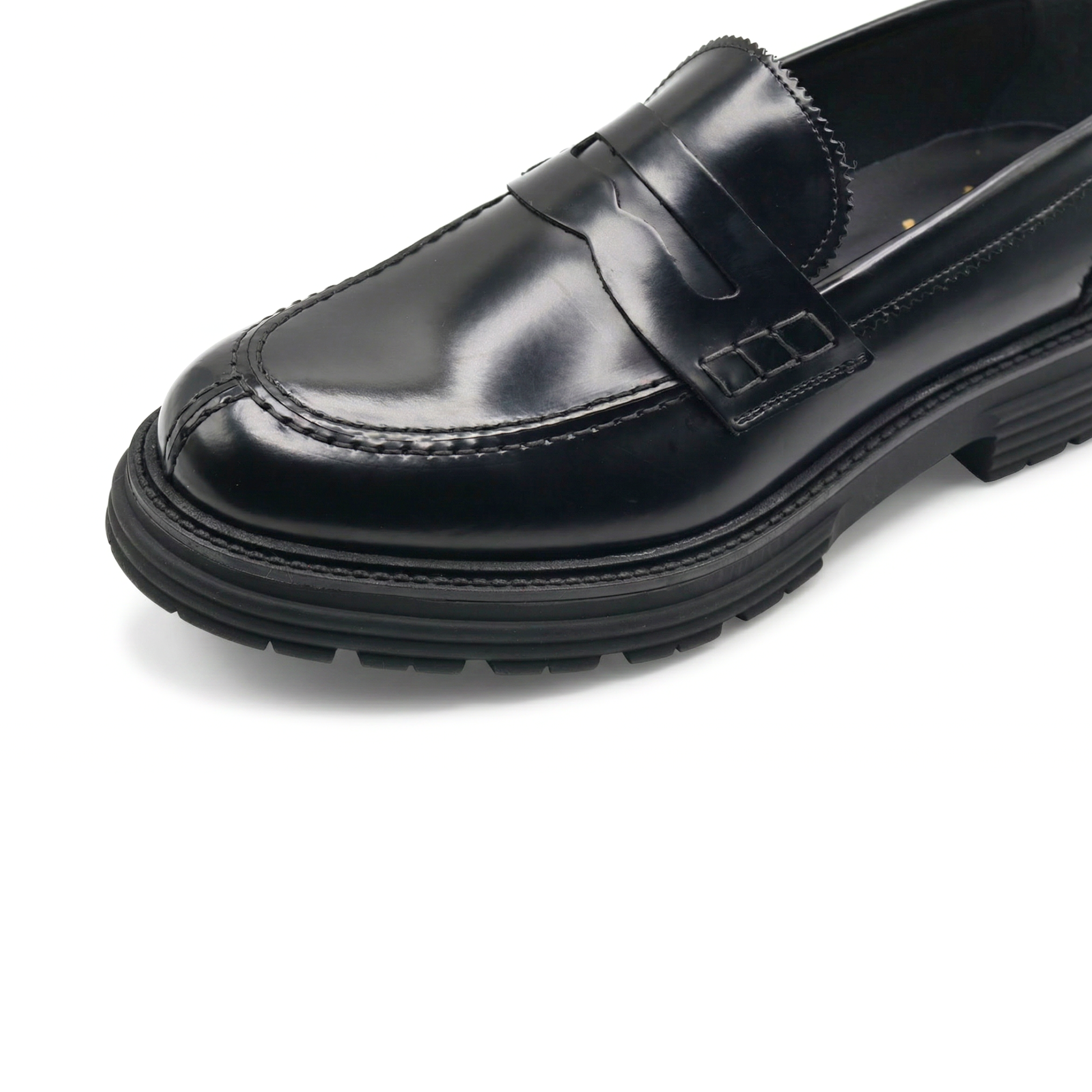 Men's Morris Moccasins with Strap in Genuine Abraded Leather