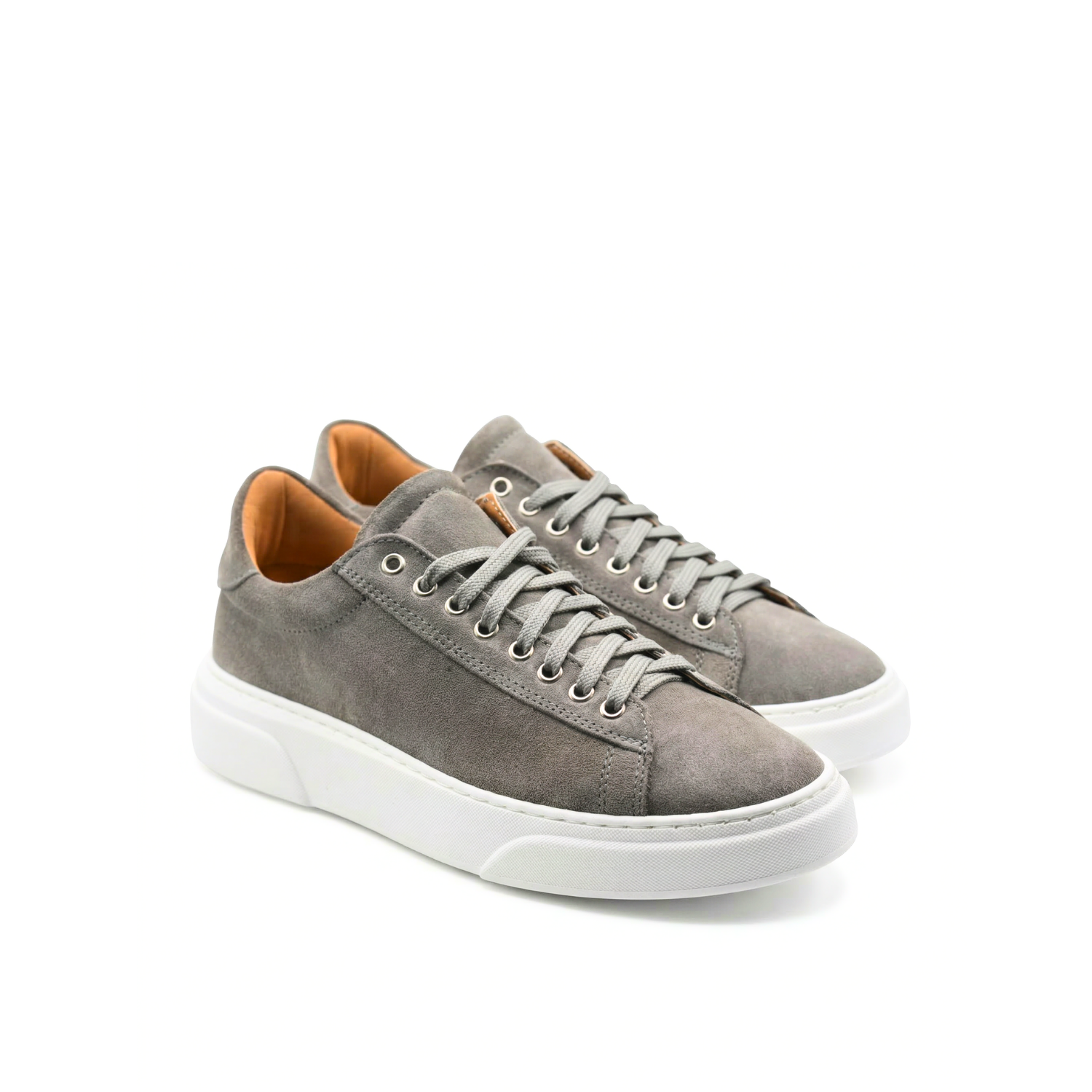 Smith Men's Suede Sneakers with White Sole
