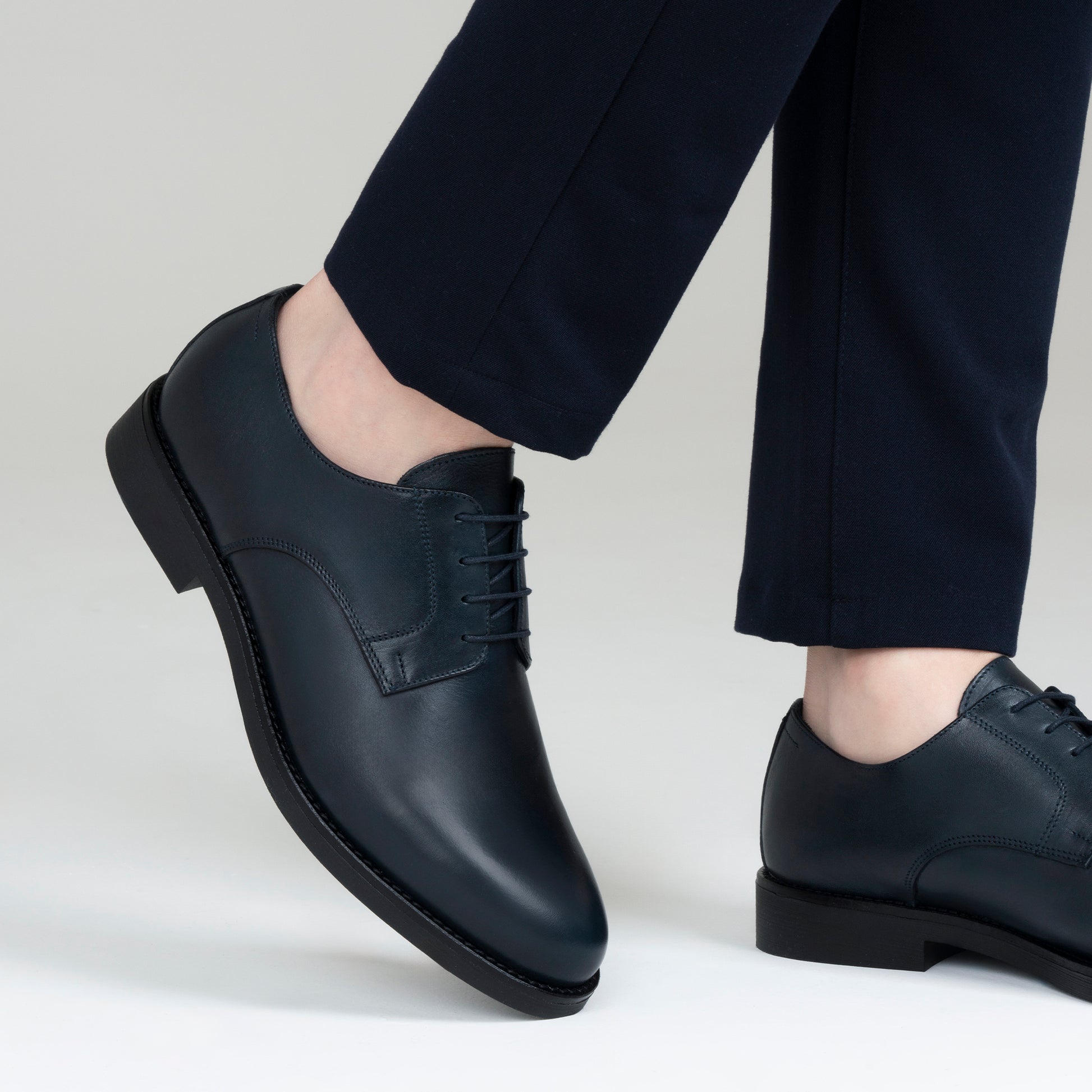 Men's Derby in Genuine Leather