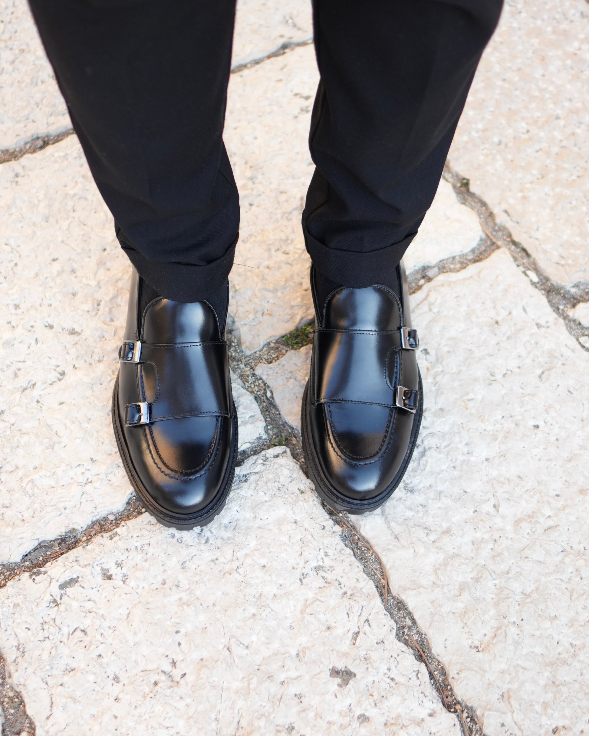 Johnson Men's Moccasins in Genuine Abraded Leather