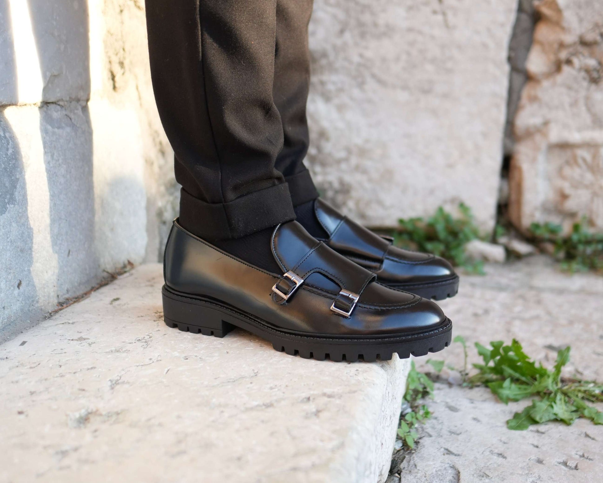 Johnson Men's Moccasins in Genuine Abraded Leather