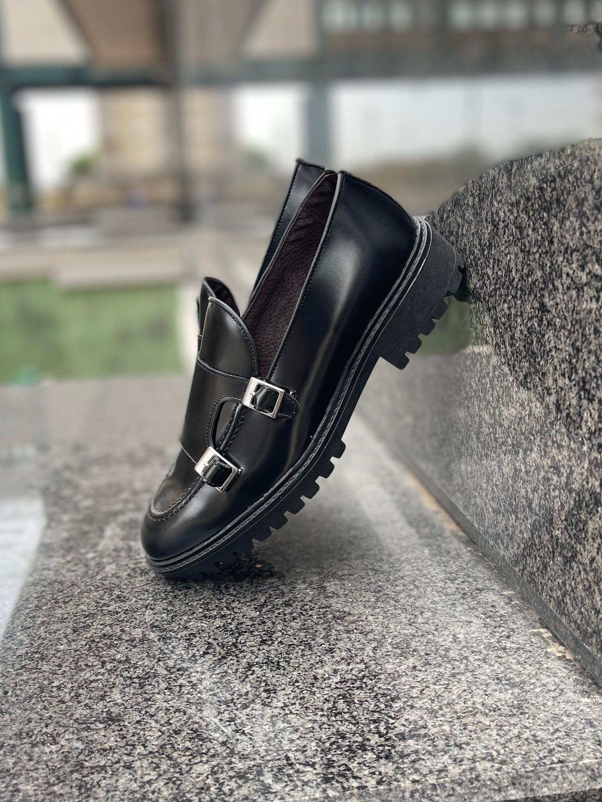 Johnson Men's Moccasins in Genuine Abraded Leather