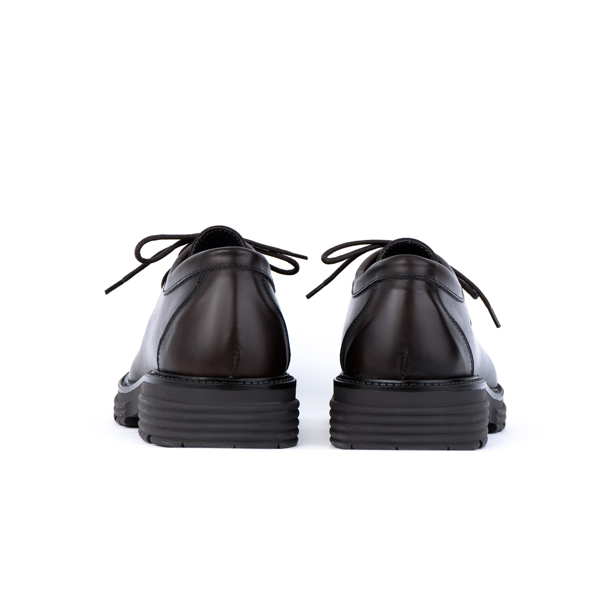 Vector engineer lace-up shoes in genuine leather