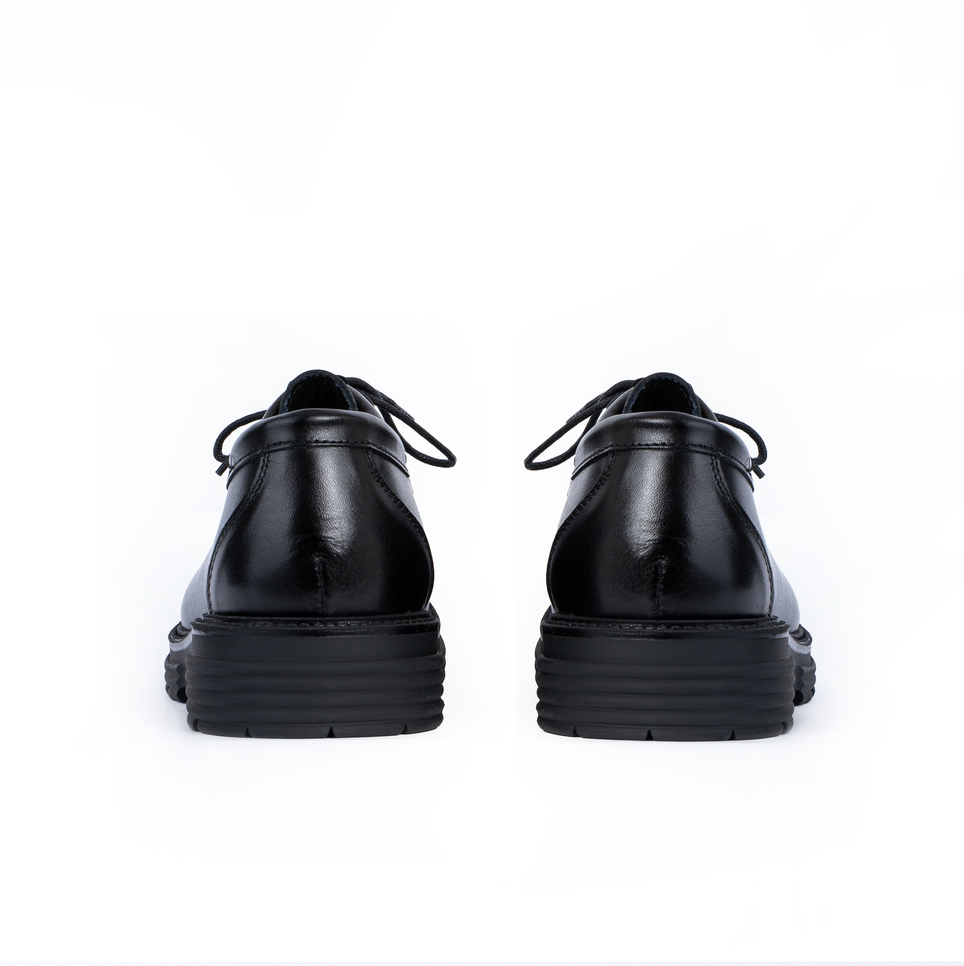 Vector engineer lace-up shoes in genuine leather