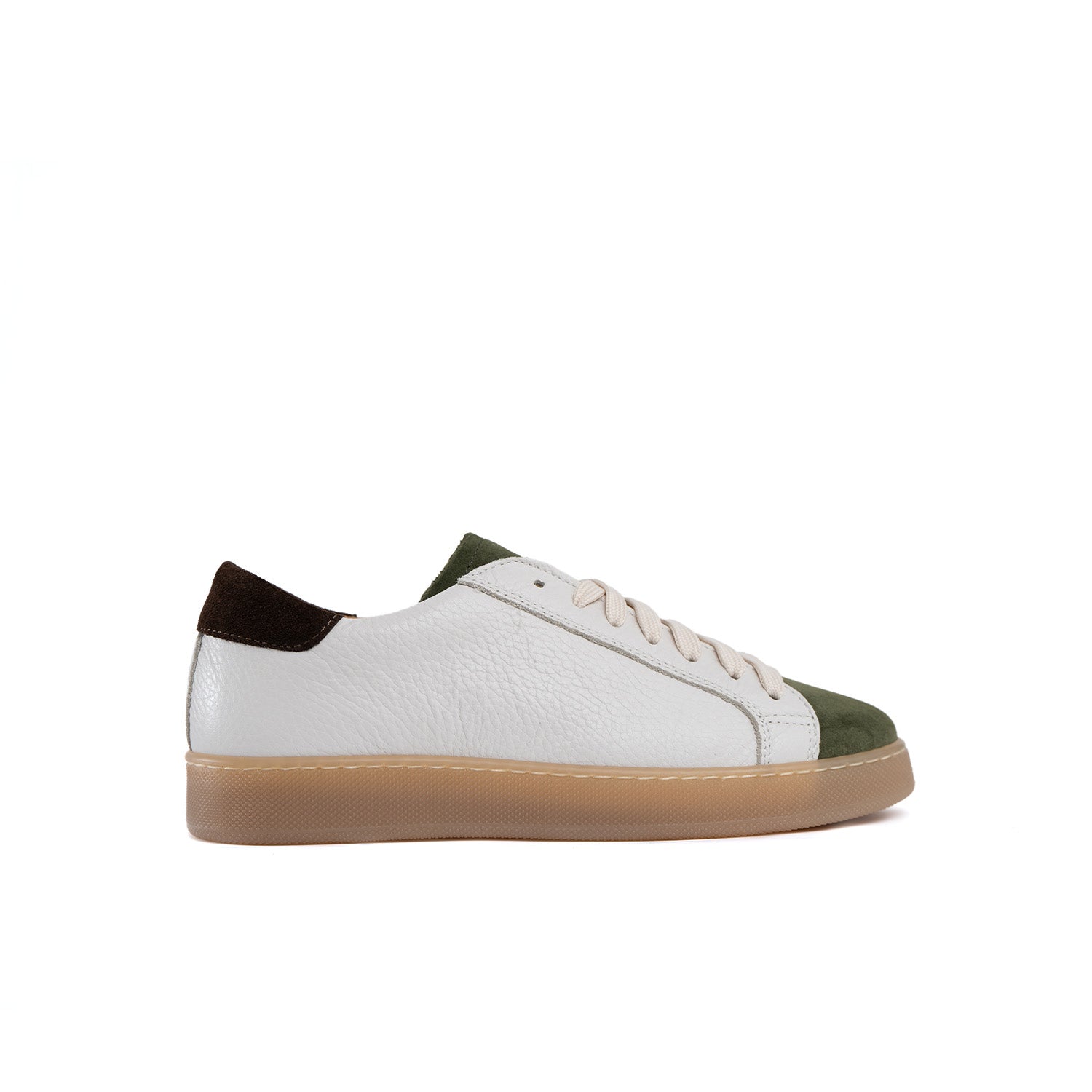 Men's Urban Sneakers Genuine Bottolata Leather Suede Inserts