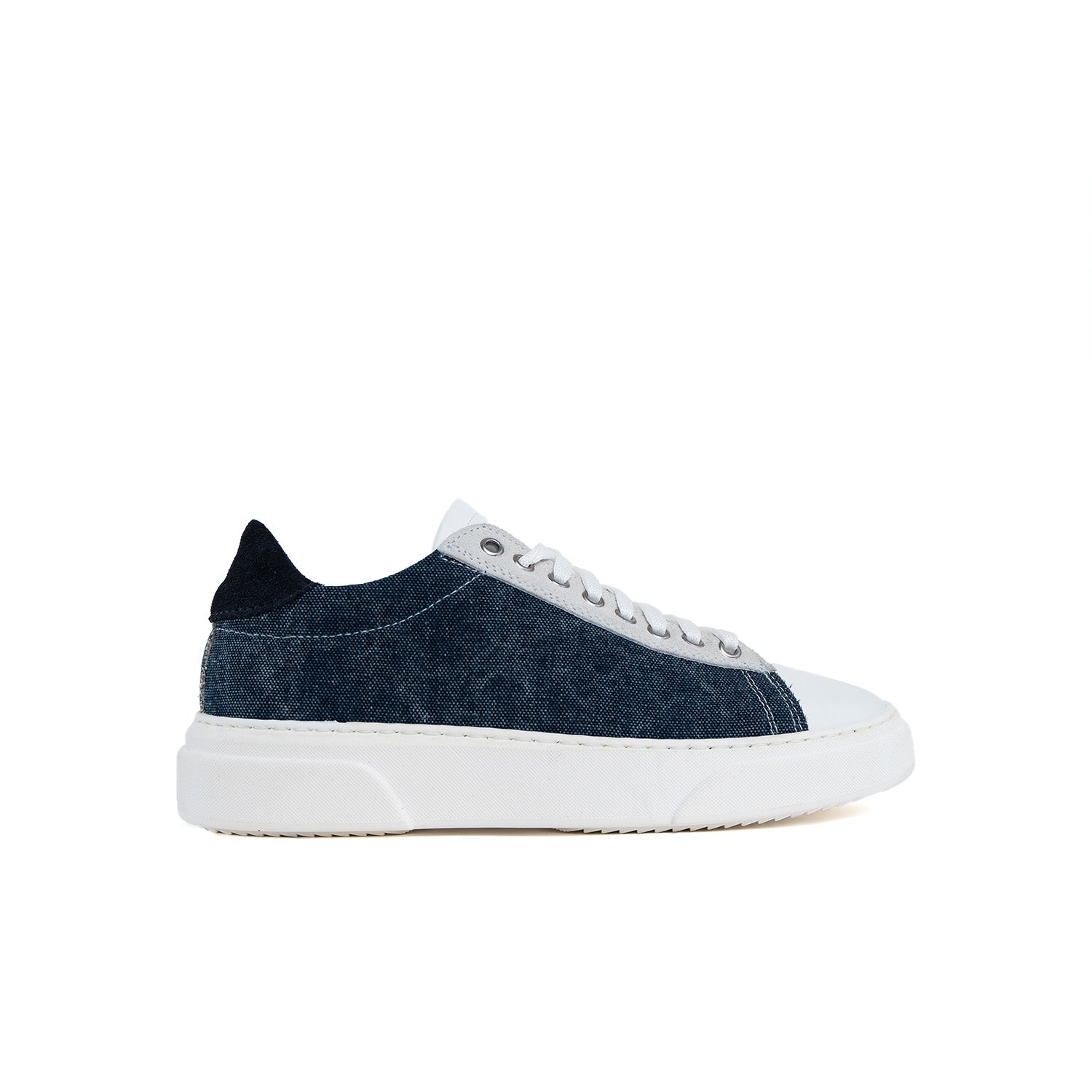 Smith Men's Sneakers in Denim with White Sole