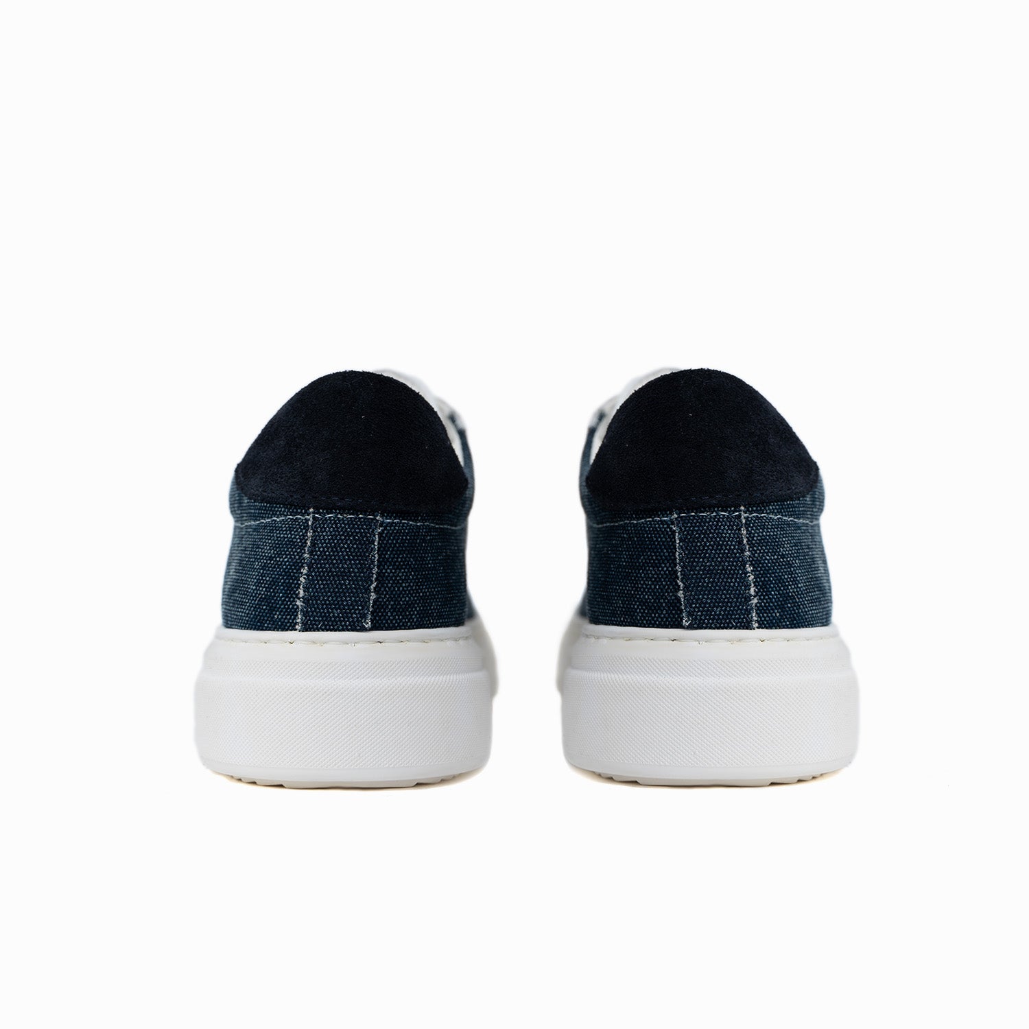Smith Men's Sneakers in Denim with White Sole