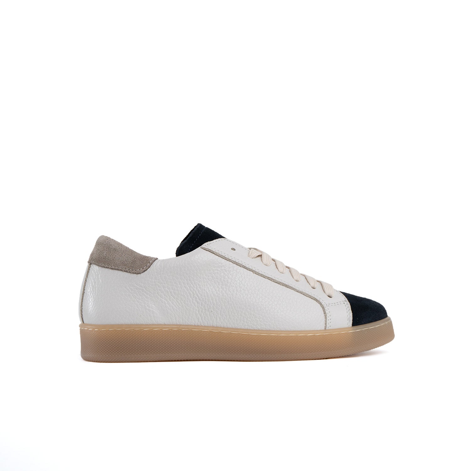 Men's Urban Sneakers Genuine Bottolata Leather Suede Inserts