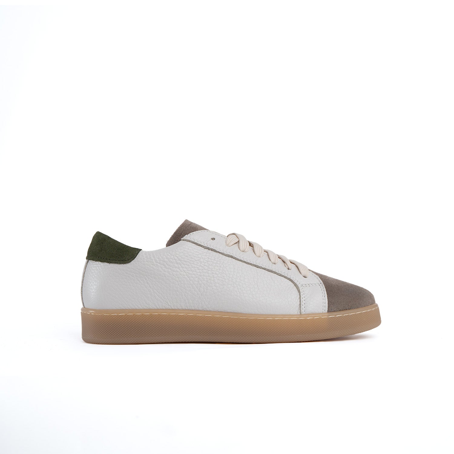 Men's Urban Sneakers Genuine Bottolata Leather Suede Inserts